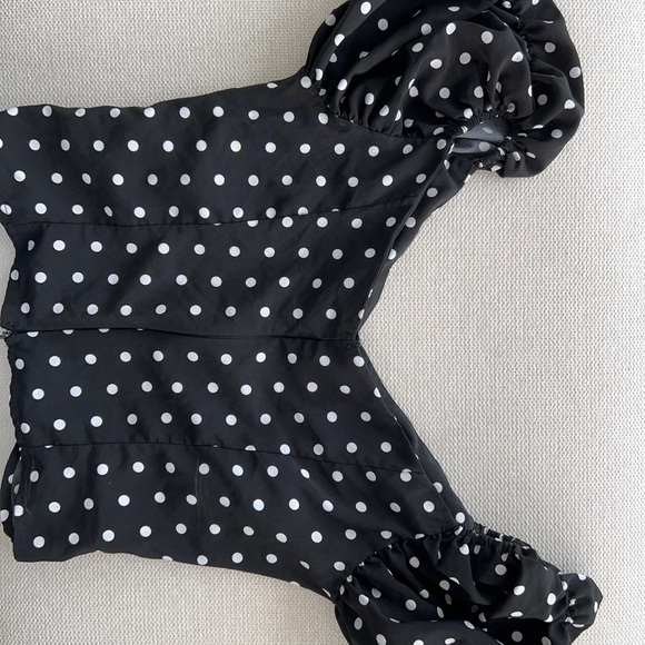 SAMBA POLKA DOT DRESSY BLOUSE - Picture 7 of 7